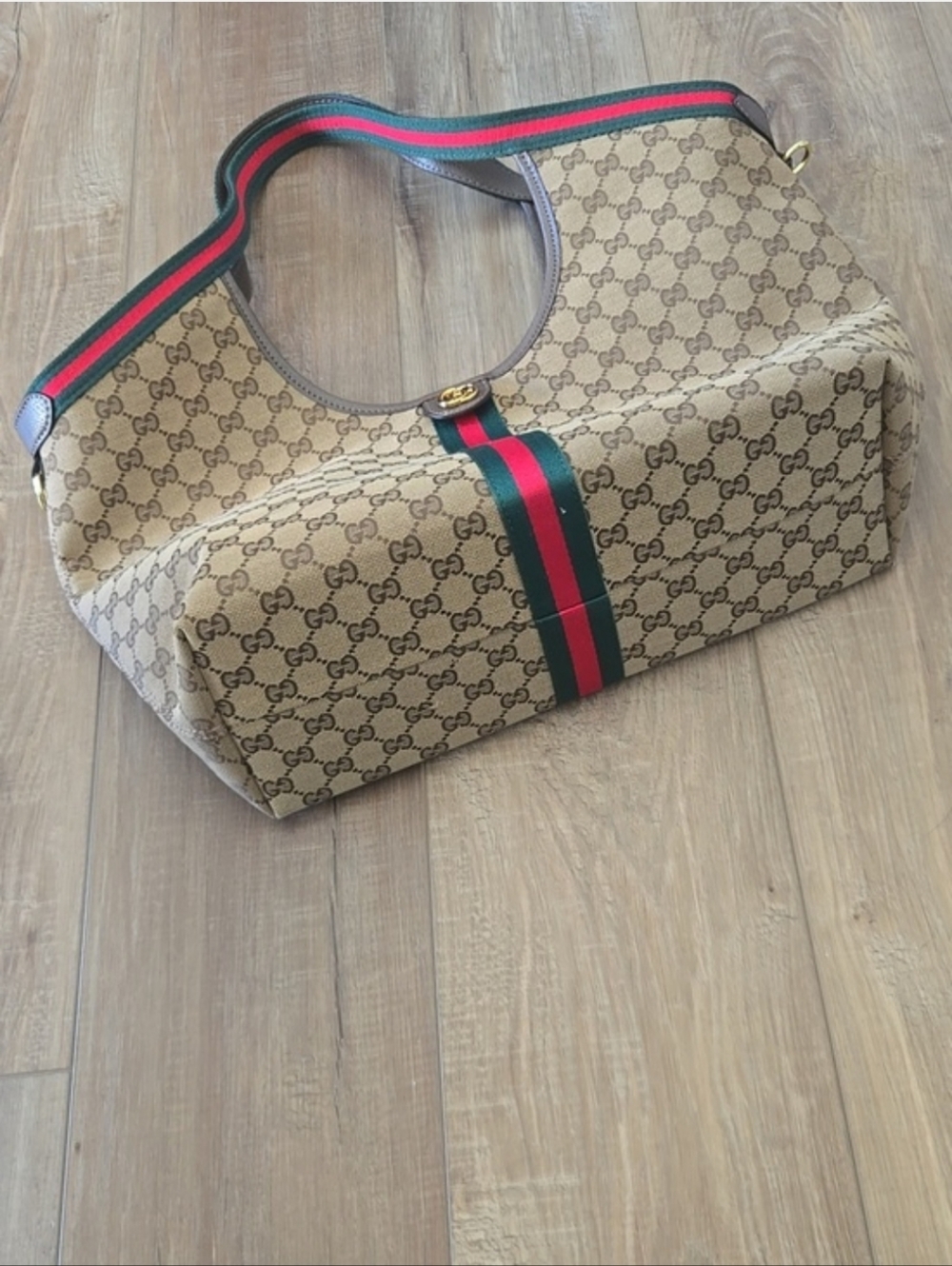 Gucci Giglio Handbag And Pouch - Picture 3 of 13